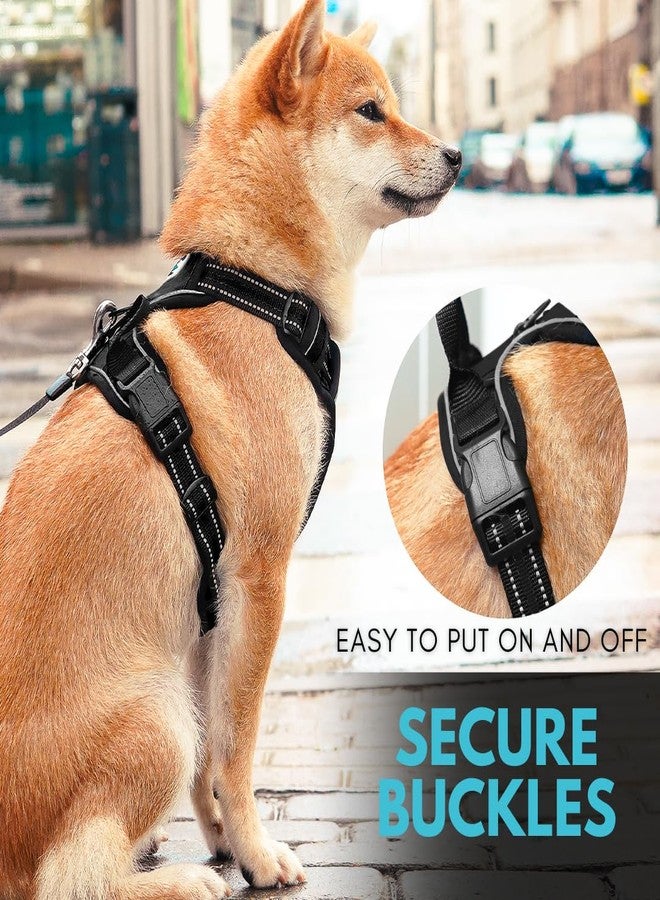 زيجي سترة زيغي للحيوانات الأليفة قابلة للتعديل مصنوعة من النايلون الشبكي مع مشابك للرباط (أسود، مقاس كبير جدًا) - Image 4